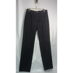 Guess Jeans VTG 80s 90s Women's Size 32 Denim Black Classic Fit Narrow Leg Mom